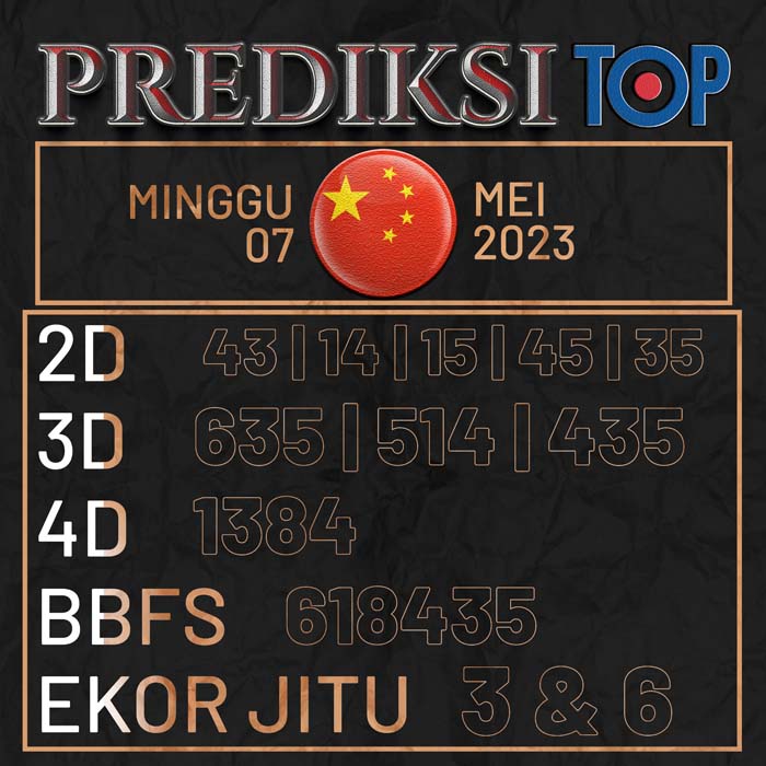 PREDIKSI TOP TOGEL CHINA