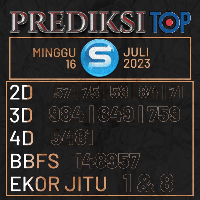 PREDIKSI TOP TOGEL SINGAPORE