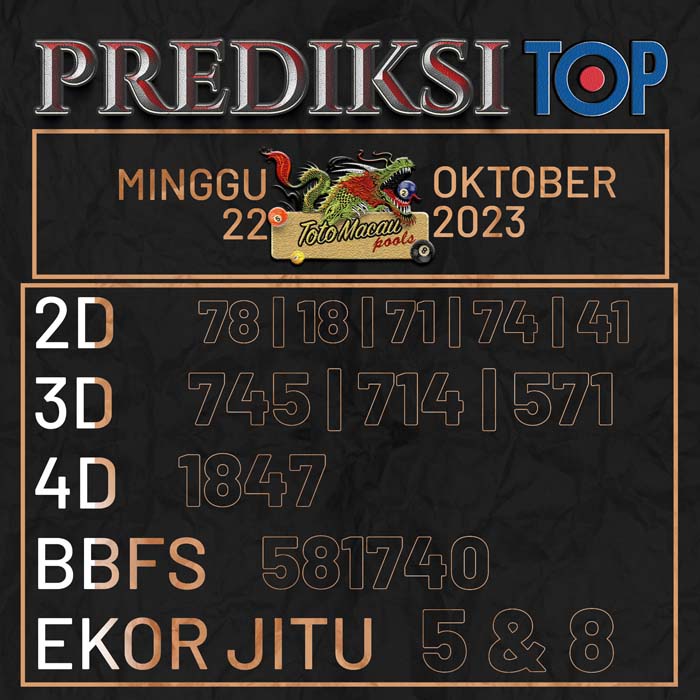 PREDIKSI TOP TOGEL MACAU