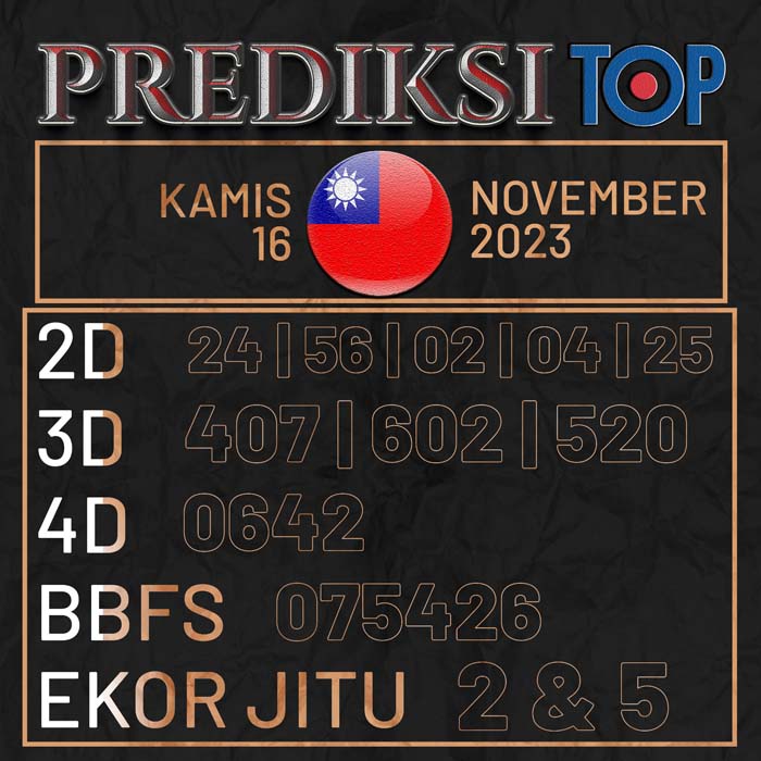 PREDIKSI TOP TOGEL TAIWAN