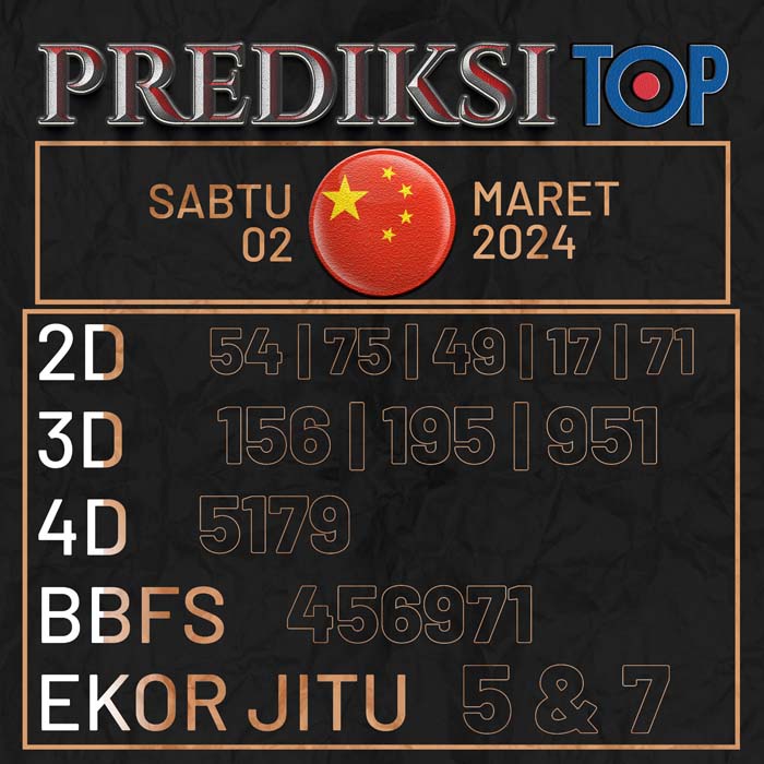 PREDIKSI TOP TOGEL CHINA