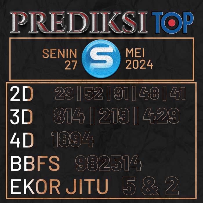 PREDIKSI TOP TOGEL SINGAPORE