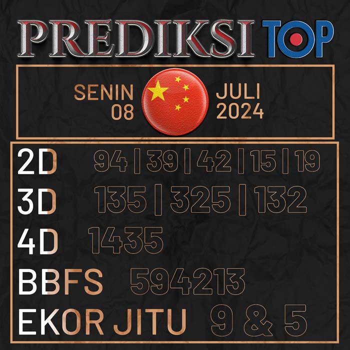 PREDIKSI TOP TOGEL CHINA