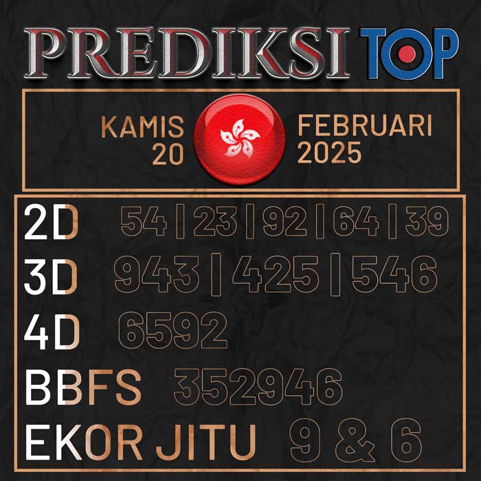 PREDIKSI TOP TOGEL HONGKONG