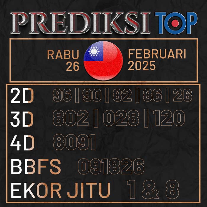 PREDIKSI TOP TOGEL TAIWAN