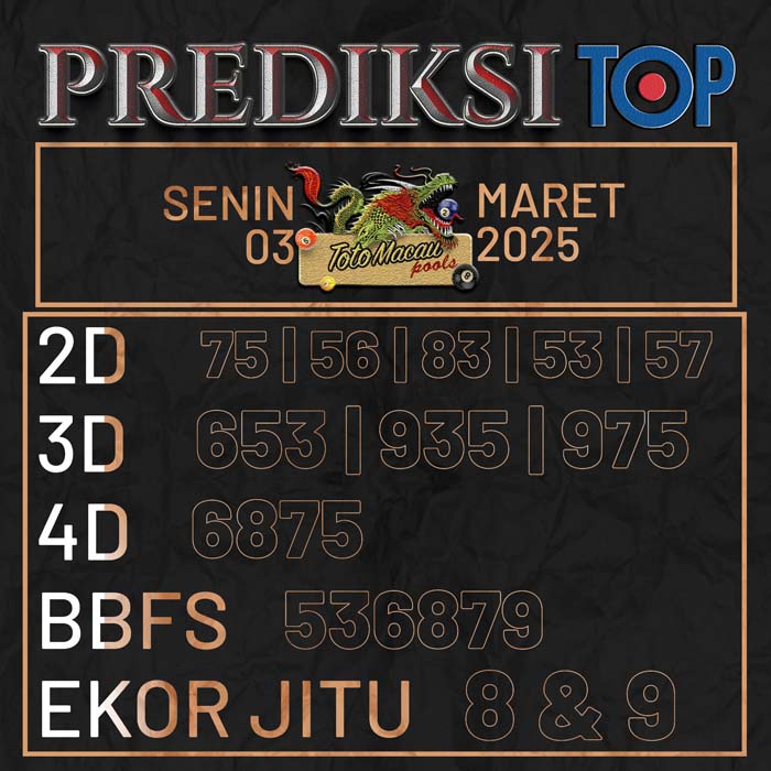 PREDIKSI TOP TOGEL MACAU